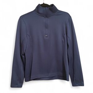 Nike golf half zip up navy blue size S sport long sleeve shirt